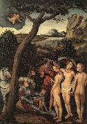 Lucas  Cranach The Judgment of Paris_3 China oil painting reproduction